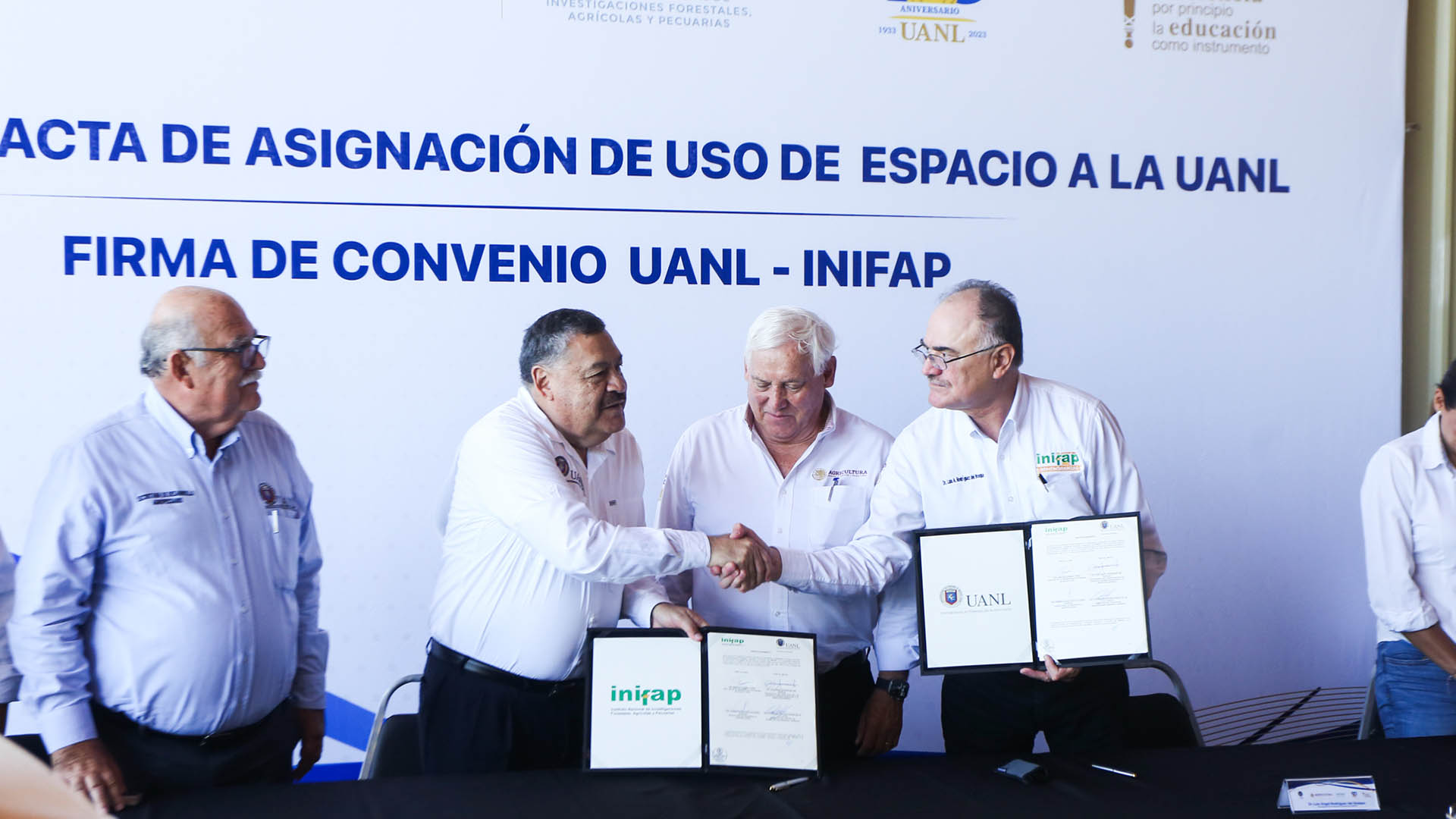 Firma UANL convenio de investigación forestal y agropecuaria con INIFAP