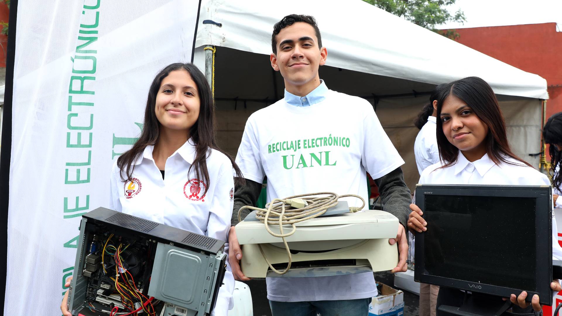 Dispone UANL 20 centros para campaña de reciclaje electrónico