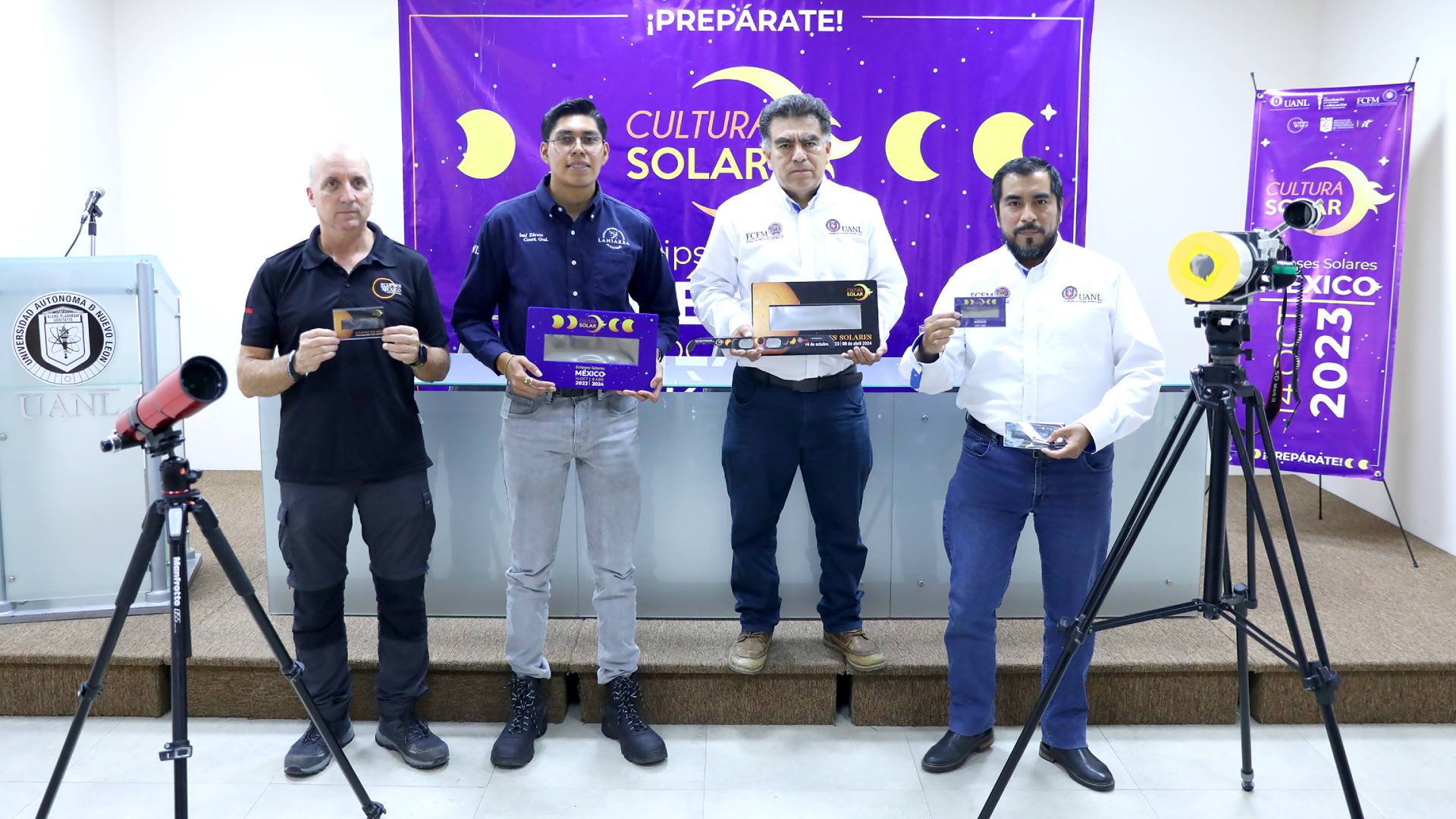 Invita UANL a observar de forma segura próximo eclipse solar
