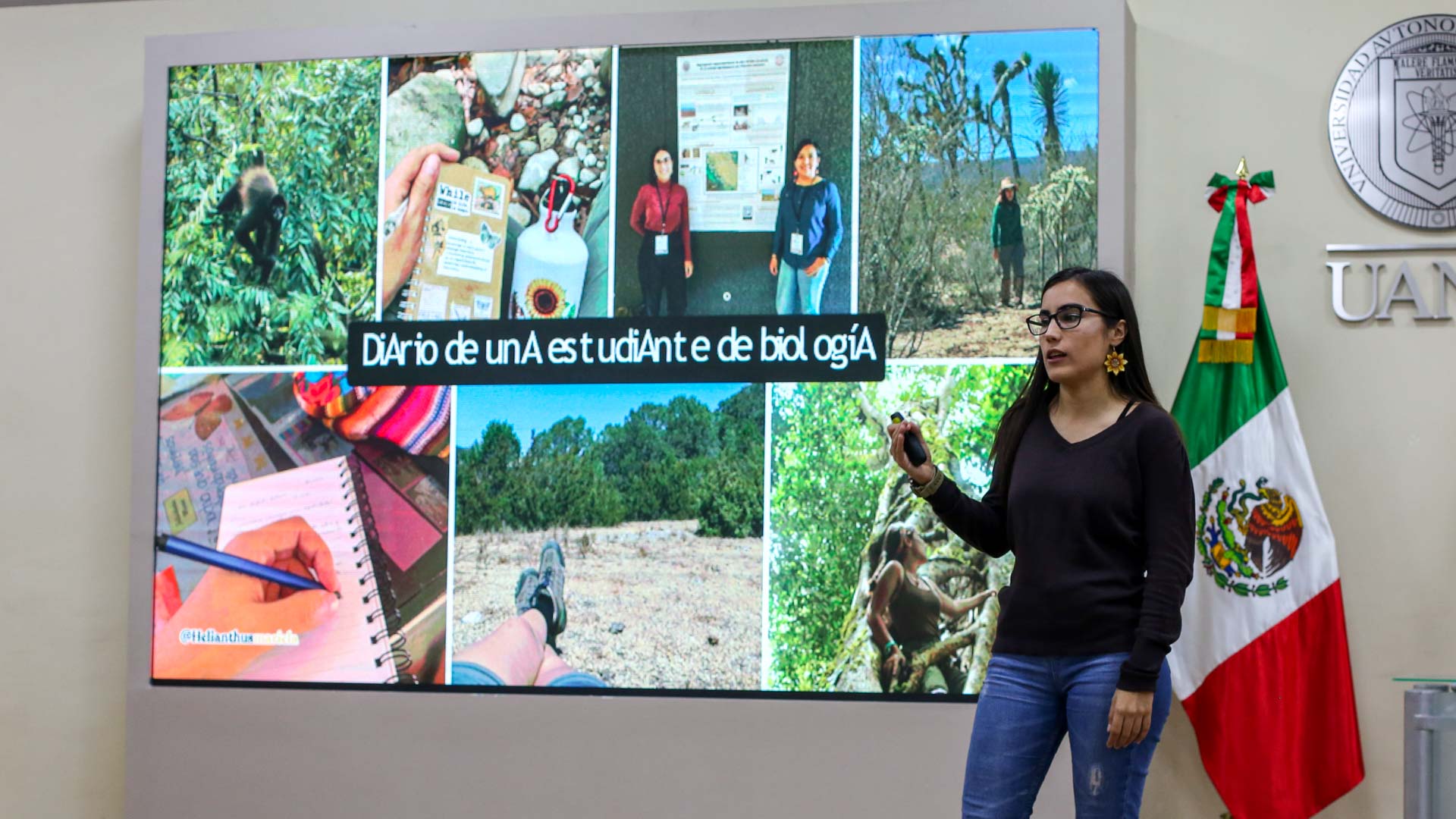 Comunica a través de redes sociales el día a día del biólogo