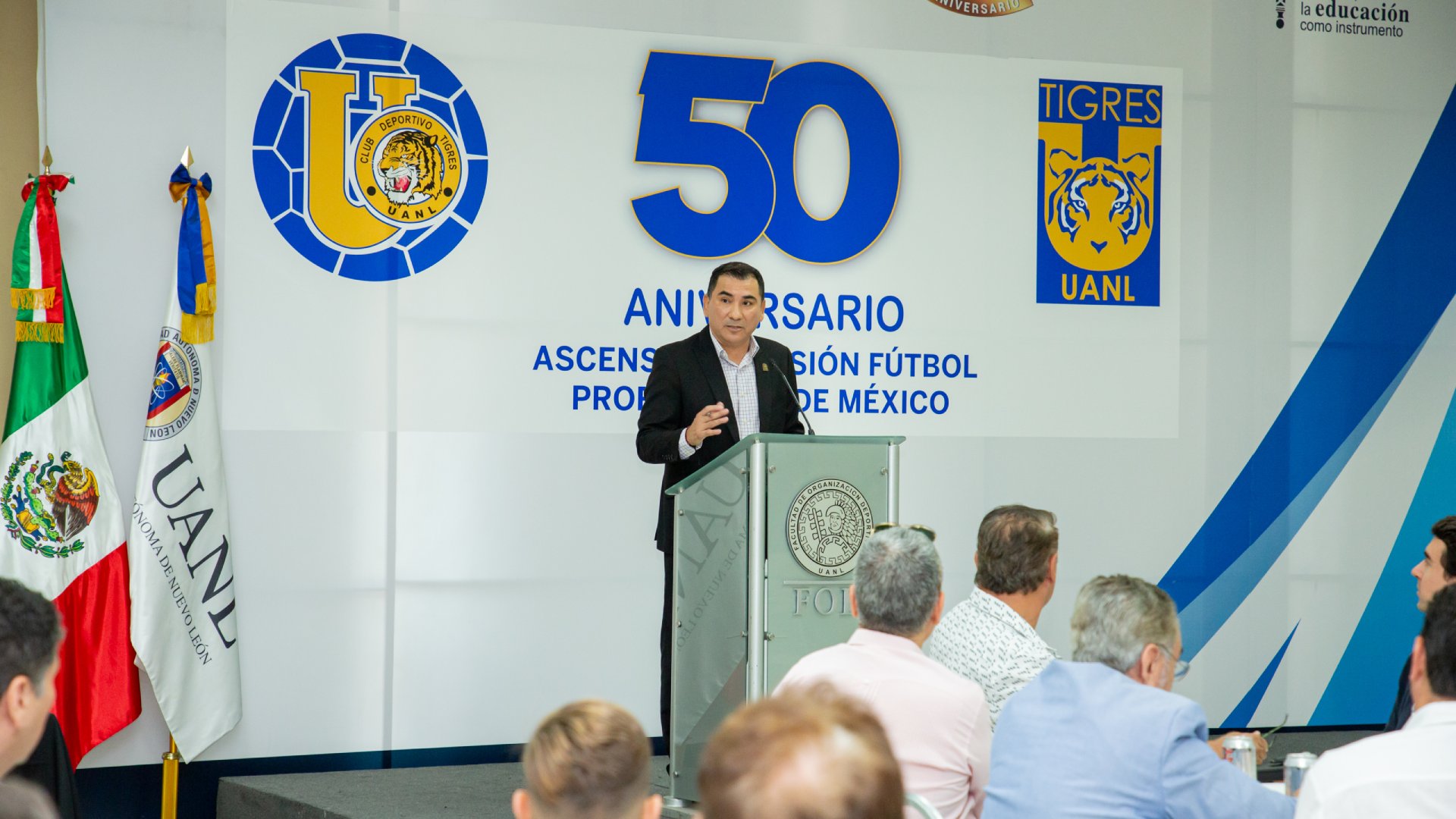 Conmemora FOD el 50 aniversario del Club de Futbol Tigres de la UANL
