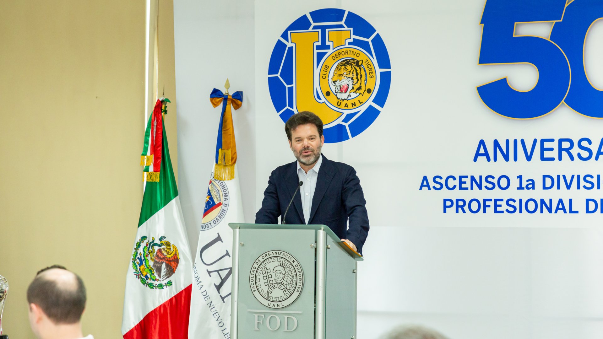 Conmemora FOD el 50 aniversario del Club de Futbol Tigres de la UANL
