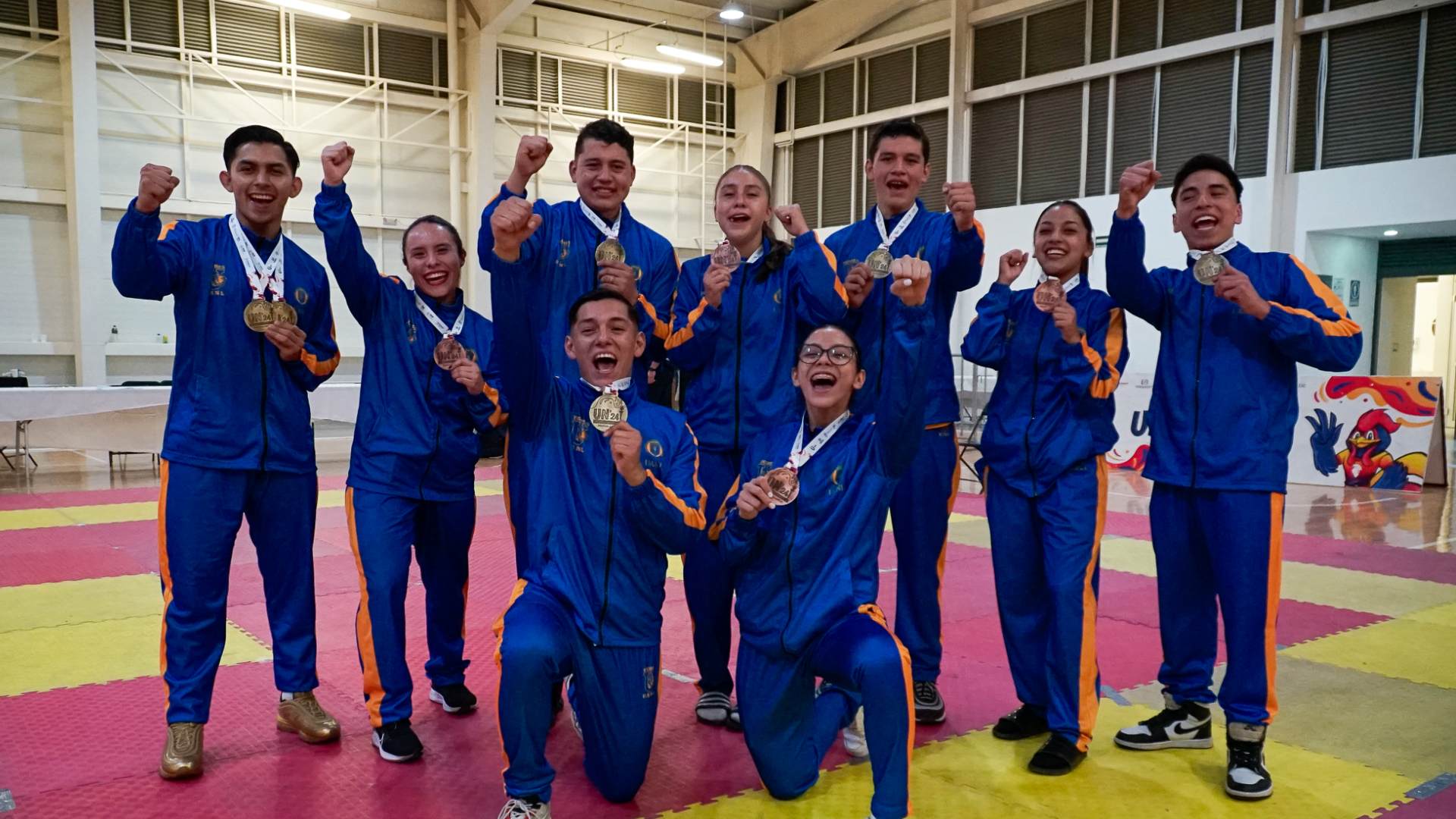 Brillan Tigres en jornada sabatina de karate