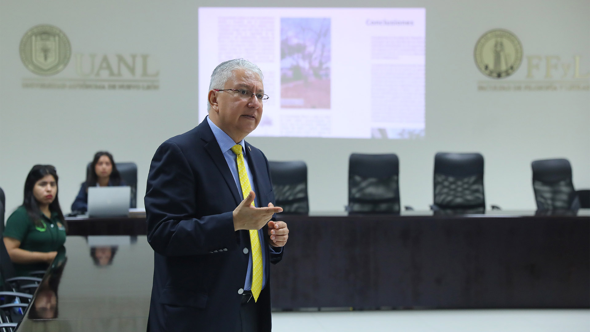 Presentan diagnóstico sobre el capital forestal de Filosofía y Letras