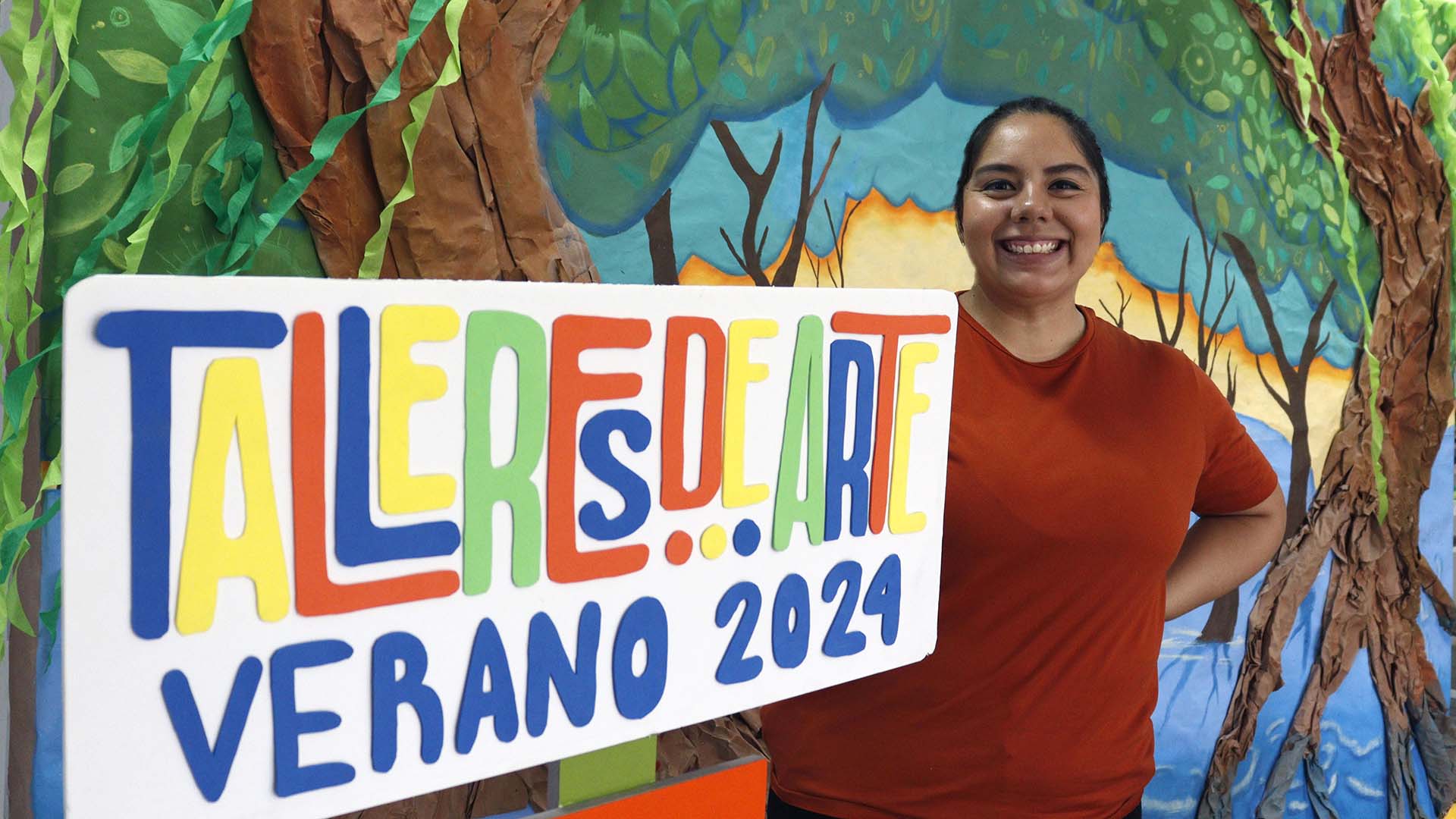 Aprenden sobre el arte en campamento de FAV