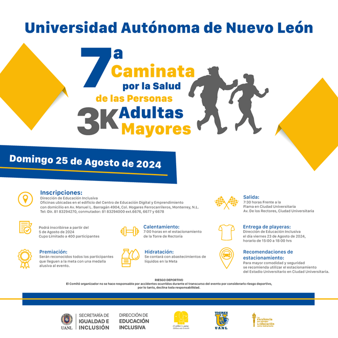 Impartirá UANL curso sobre el cuidado del adulto mayor