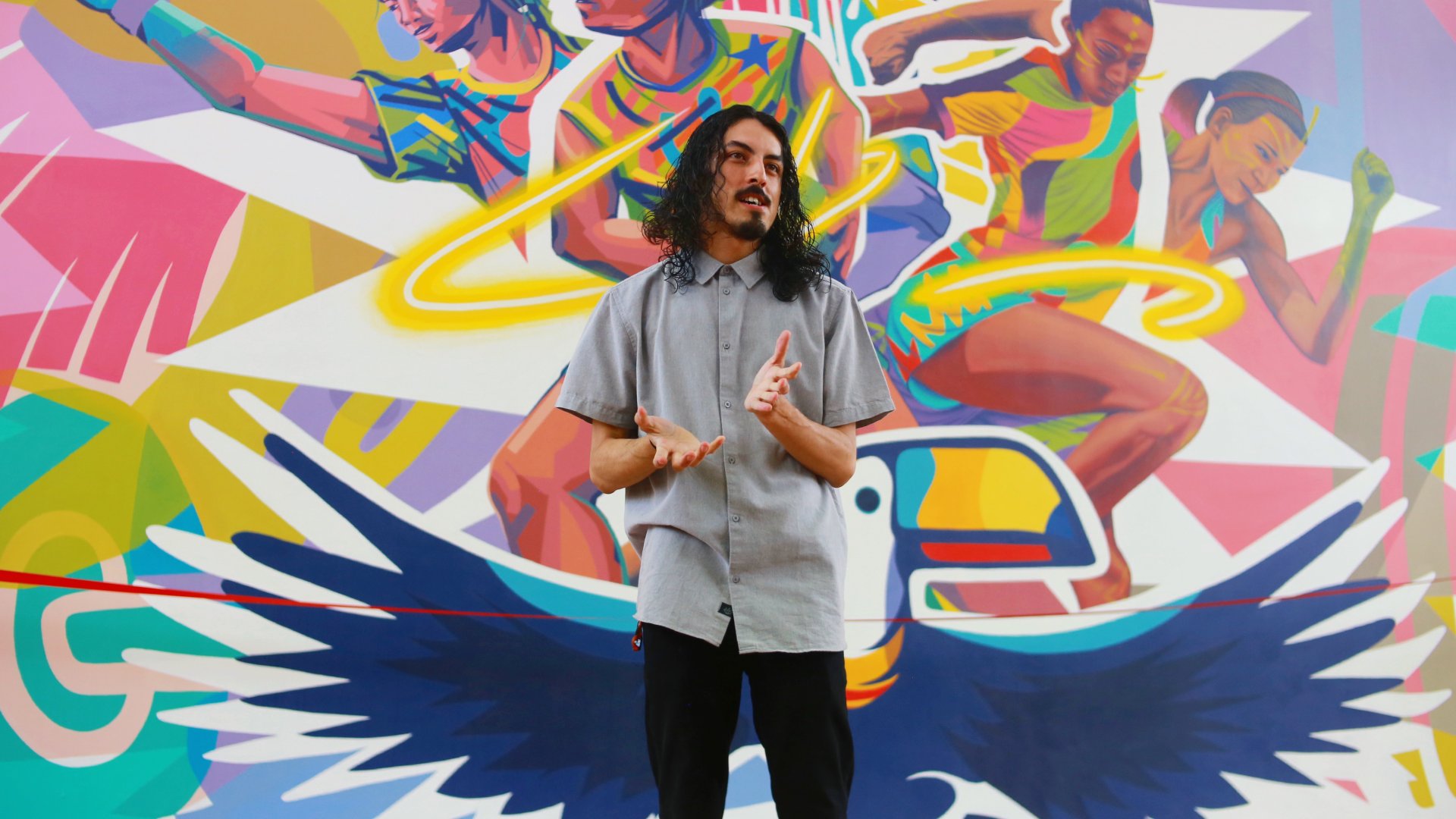 Pintan en murales el espíritu de la Facultad de Artes Visuales