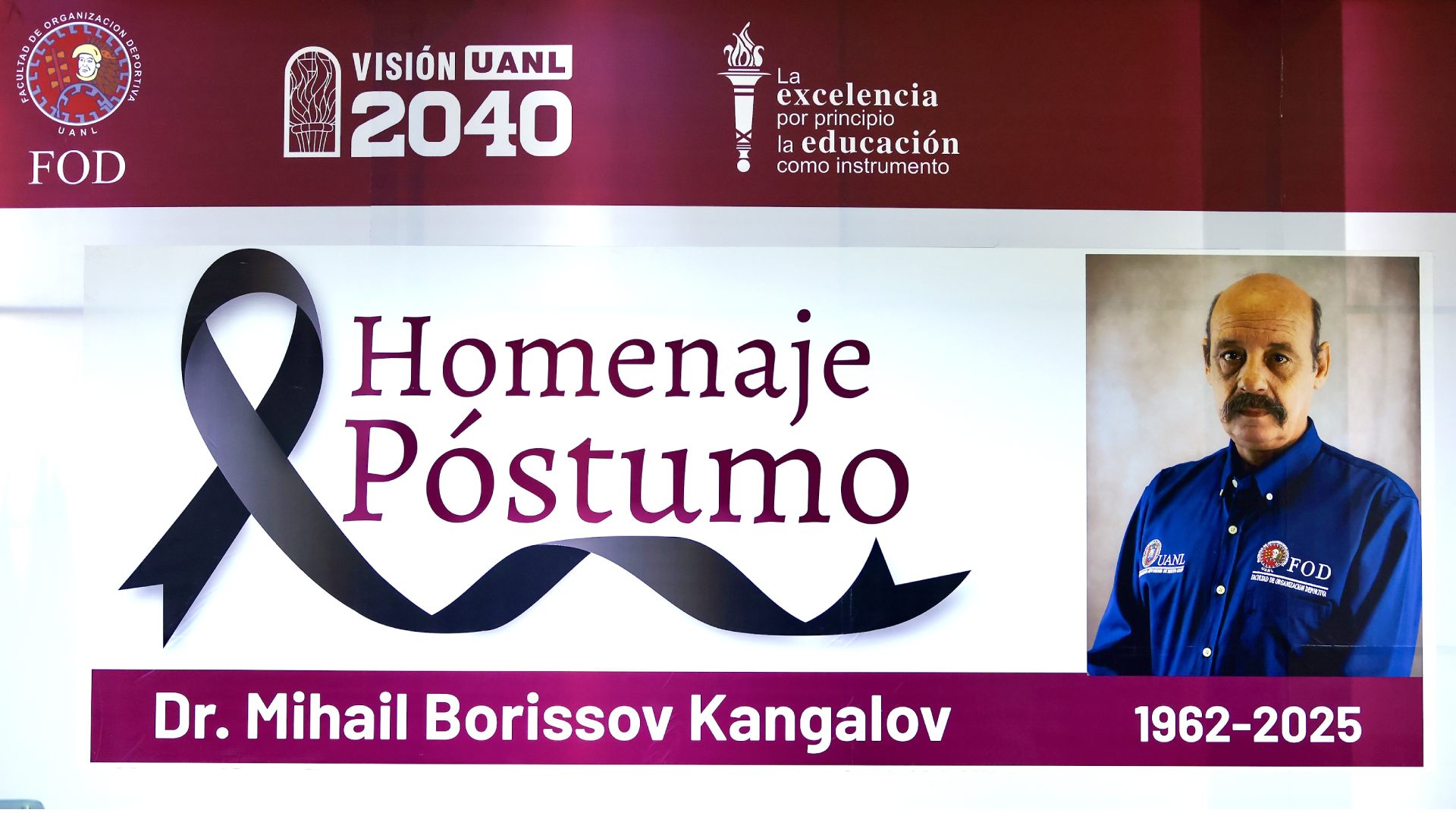 FOD brinda homenaje póstumo a Mihail Borissov Kangalov