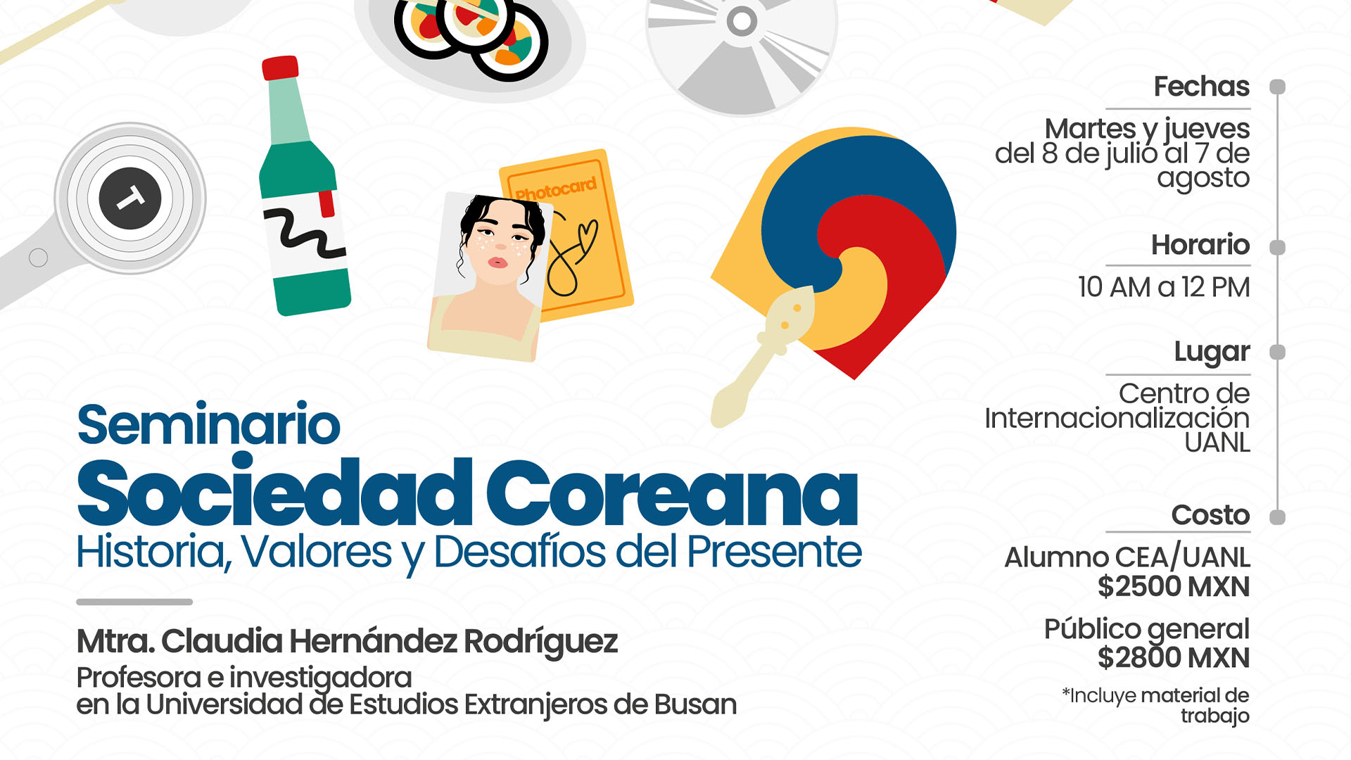 Ofrecen seminario de CEA visión integral de Corea del Sur