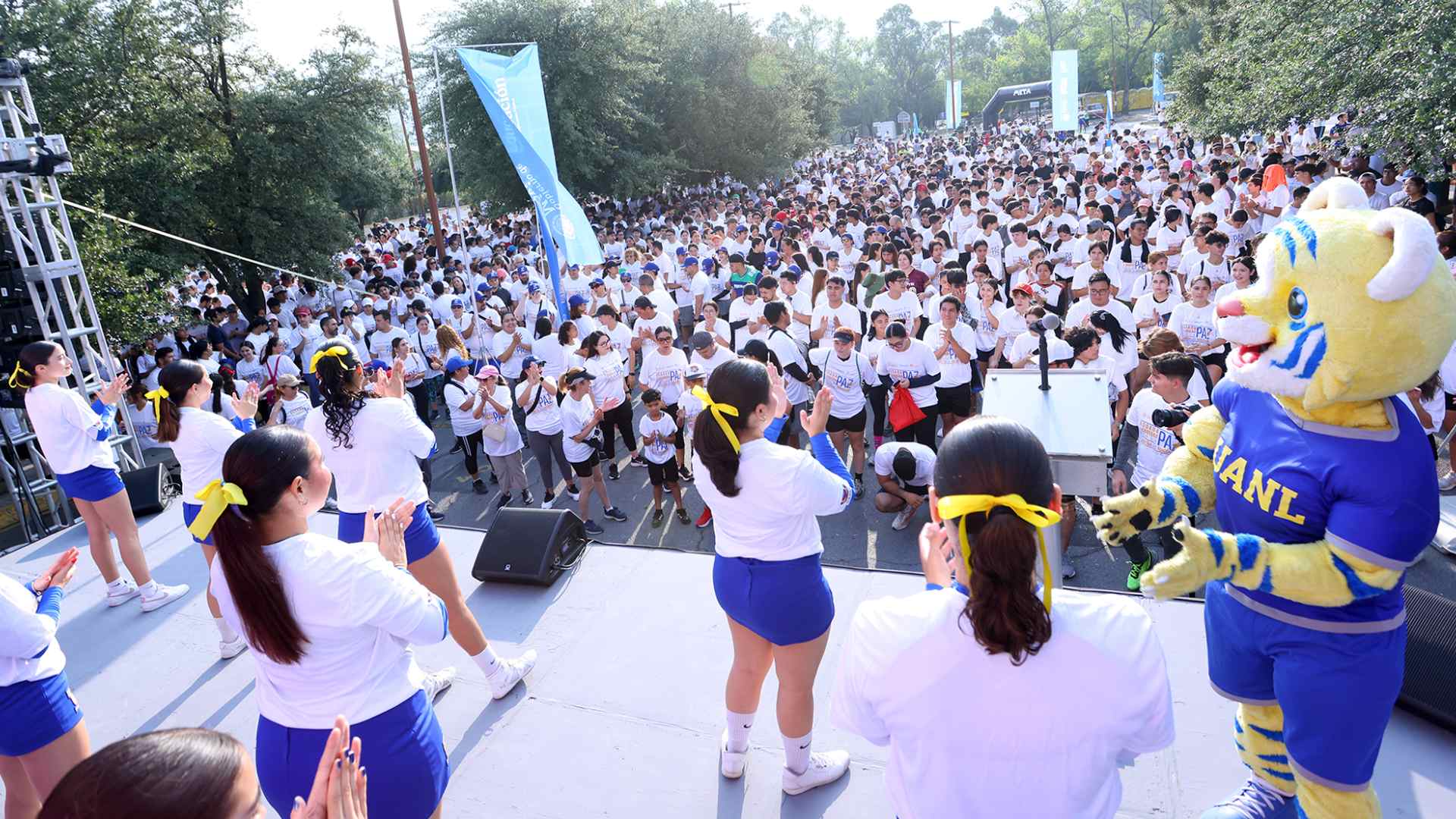 Realiza UANL rodada y carrera por la paz