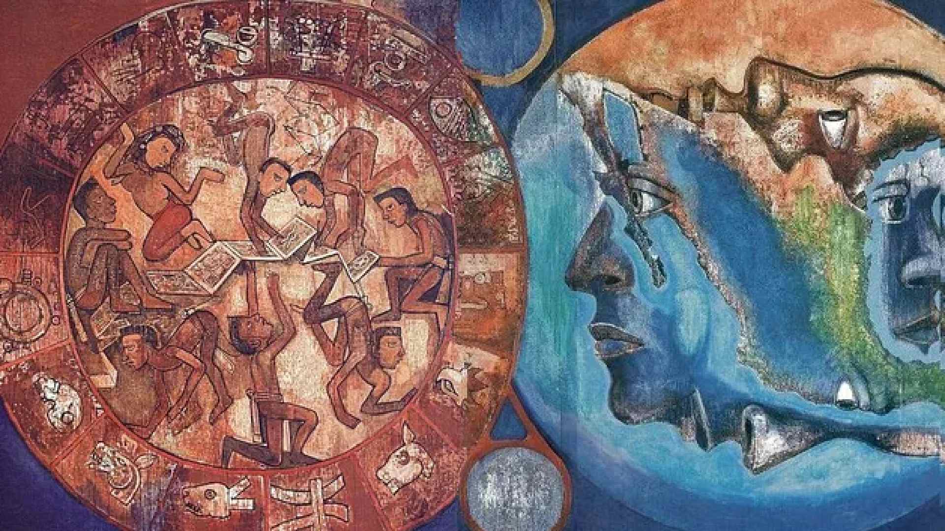 Celebra UANL visión humanista en murales de Guillermo Ceniceros