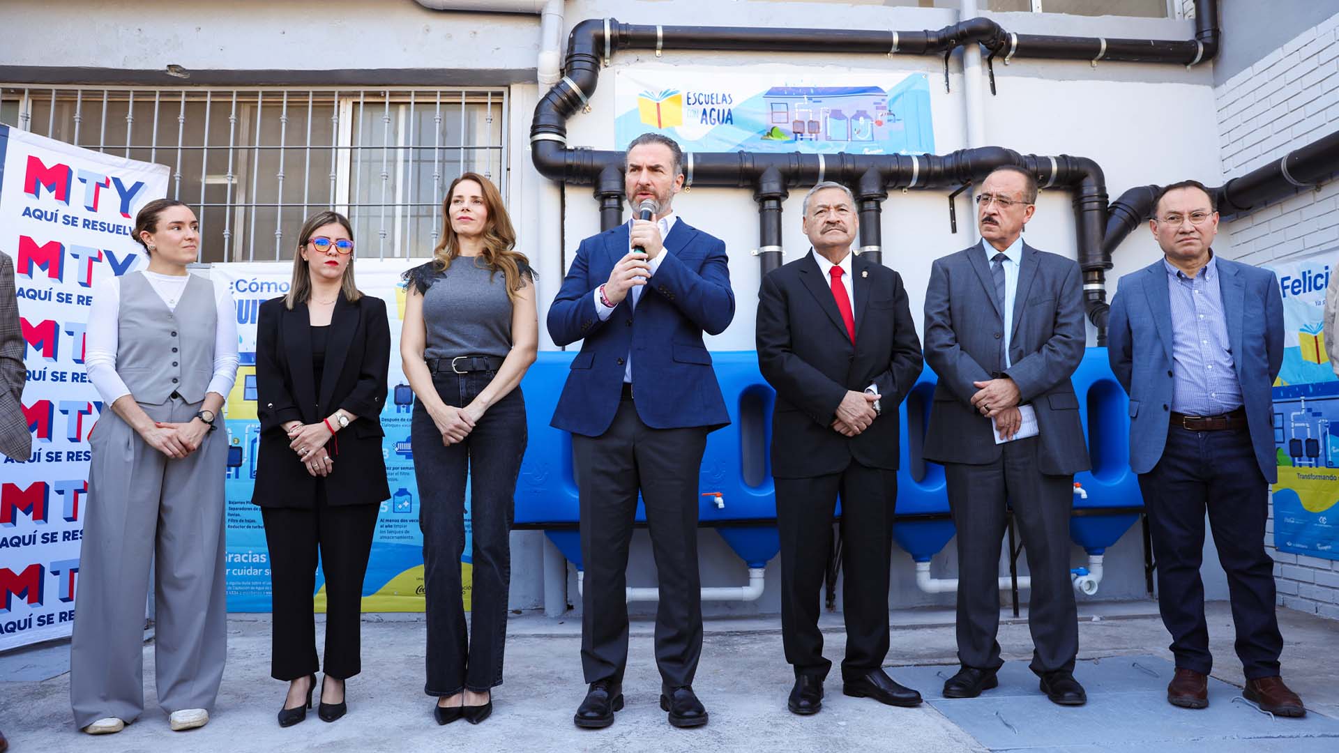 Instalan en Preparatoria 9 sistema de captación de agua de lluvia