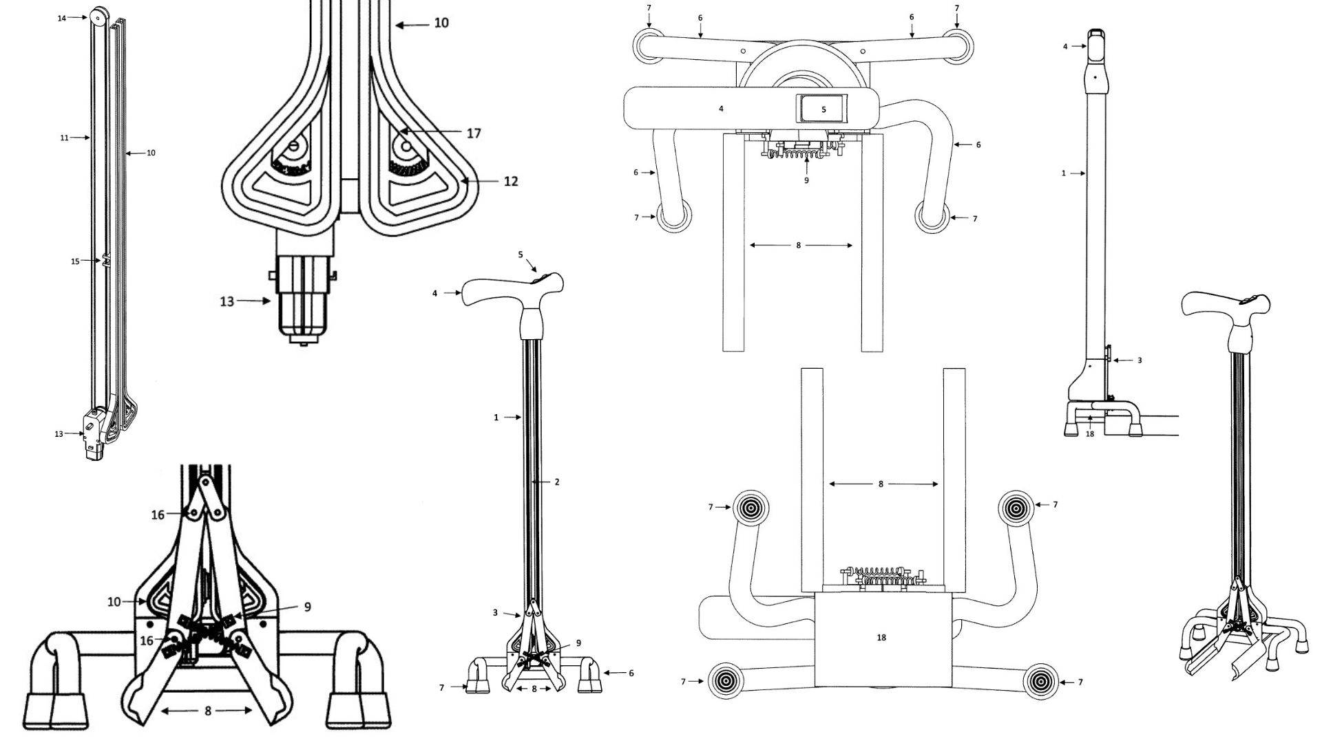 Crean bastón mecánico que favorece autonomía de adultos mayores