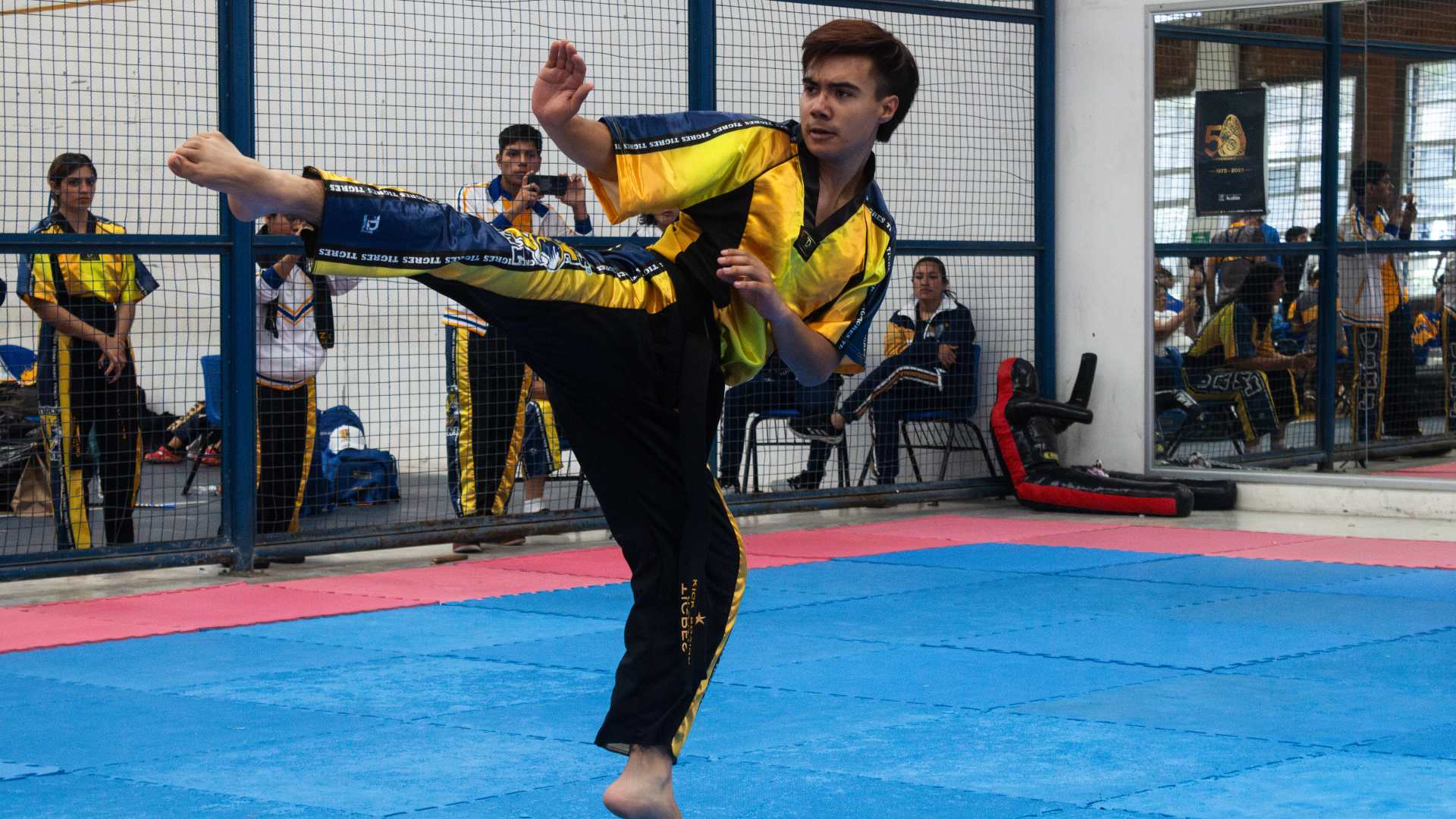Dominan Tigres en kickboxing y suman 15 medallas en la ANUIES