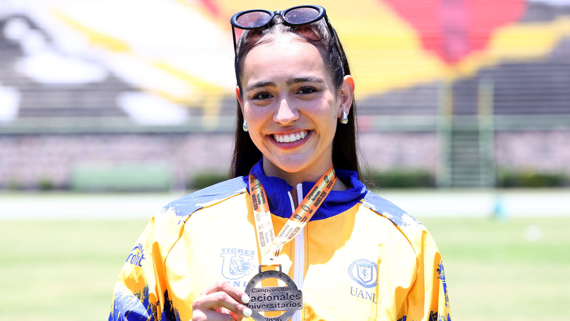 ¡1,2,3 Tigres! Atletas de la UANL suben al podio de lanzamiento de jabalina