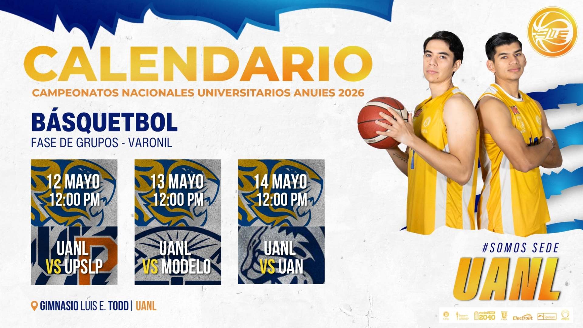 Recibe la UANL etapa final de los Campeonatos Nacionales Universitarios ANUIES 2026