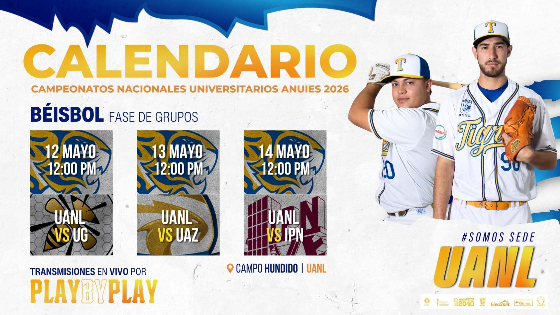 Recibe la UANL etapa final de los Campeonatos Nacionales Universitarios ANUIES 2026