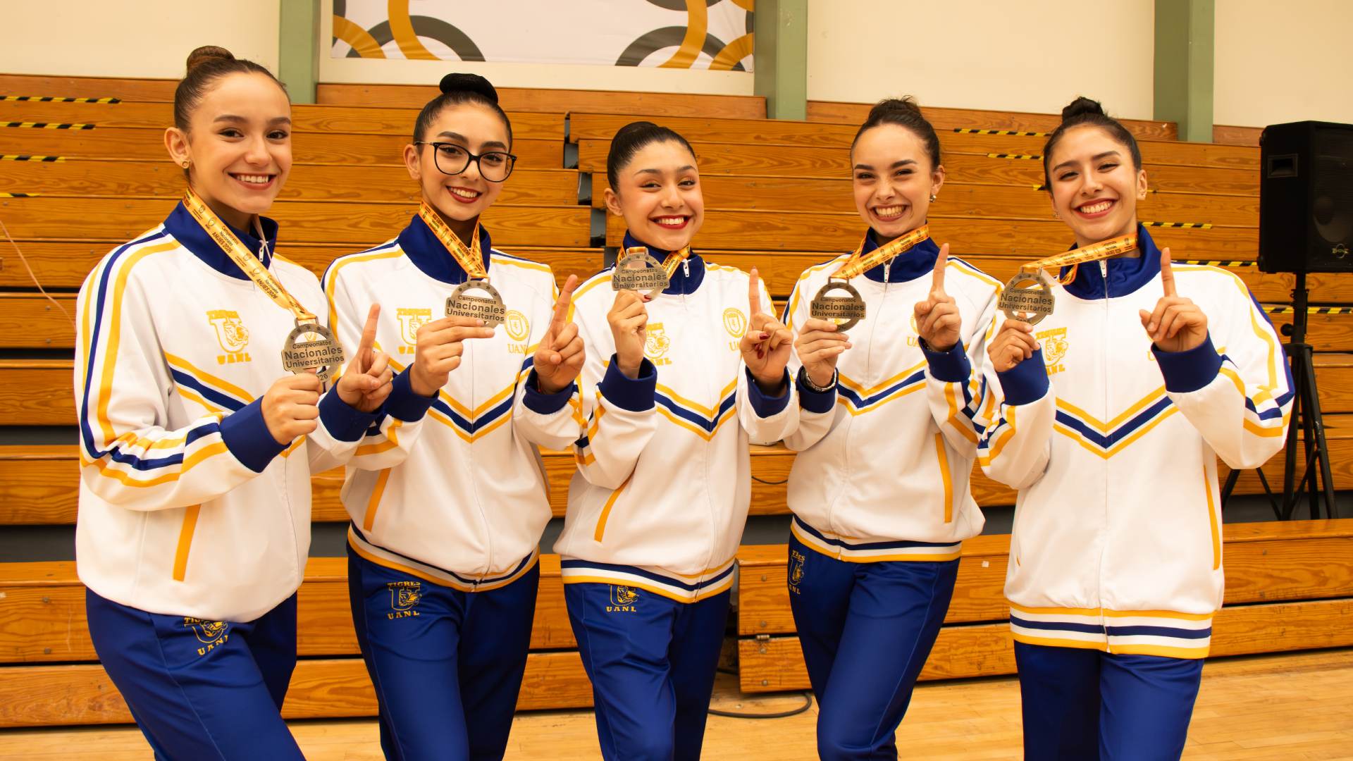 Gimnasia aeróbica de Tigres brilla con cinco medallas