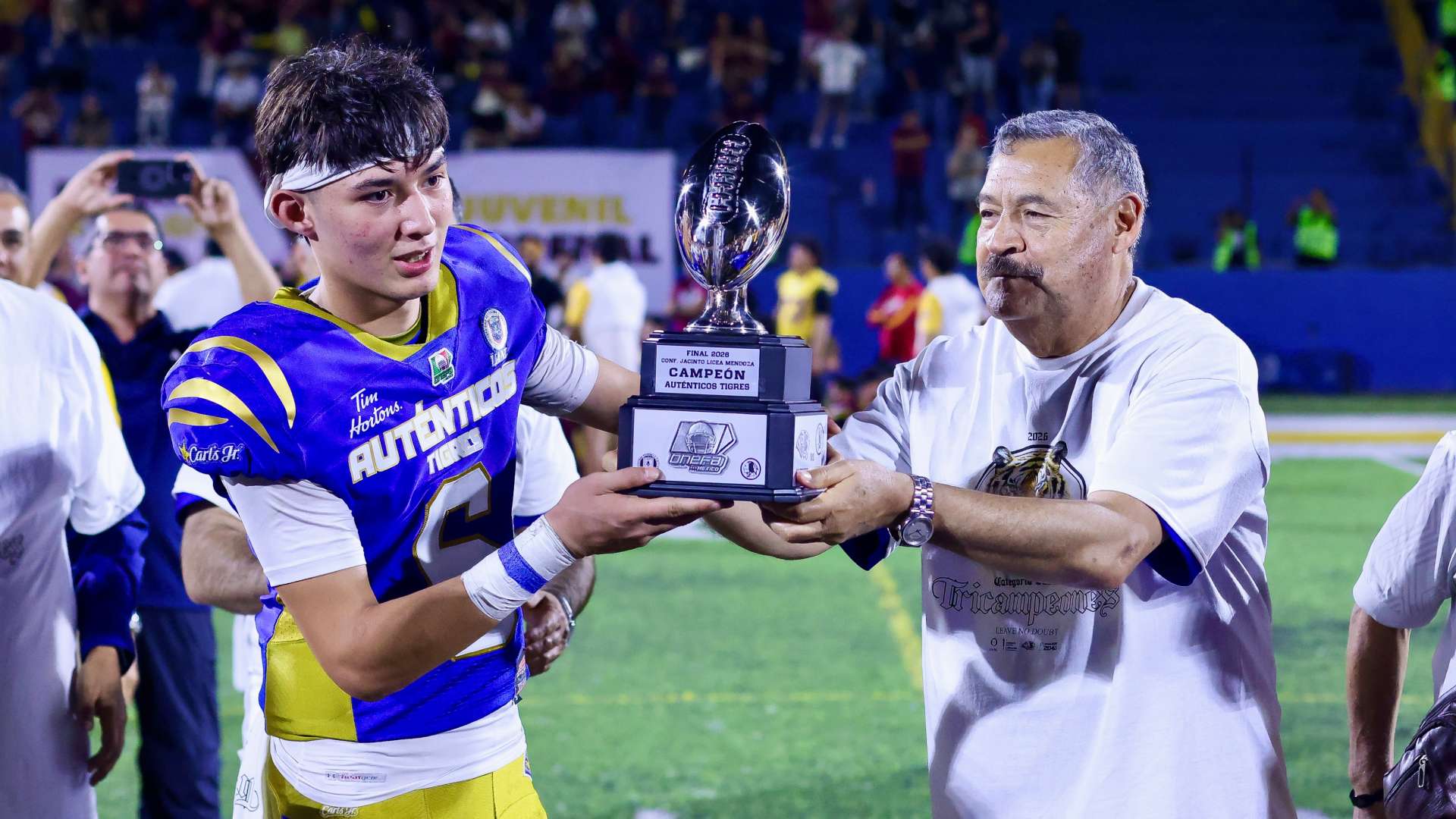 Logran Auténticos Tigres campeonato de ONEFA Juvenil Primavera