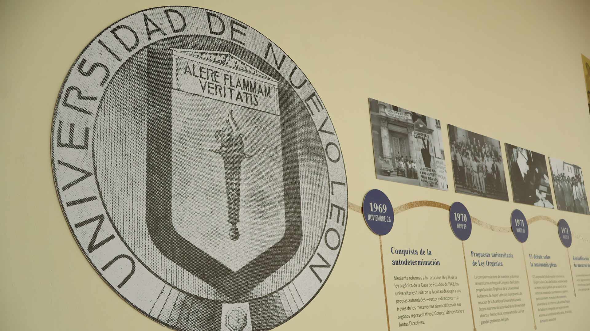 Inaugura Colegio Civil línea del tiempo de la autonomía universitaria