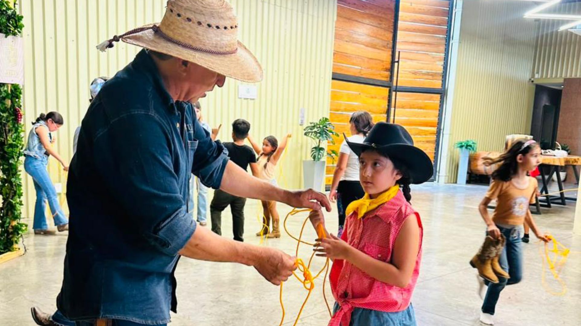 Campamento agropecuario para niños