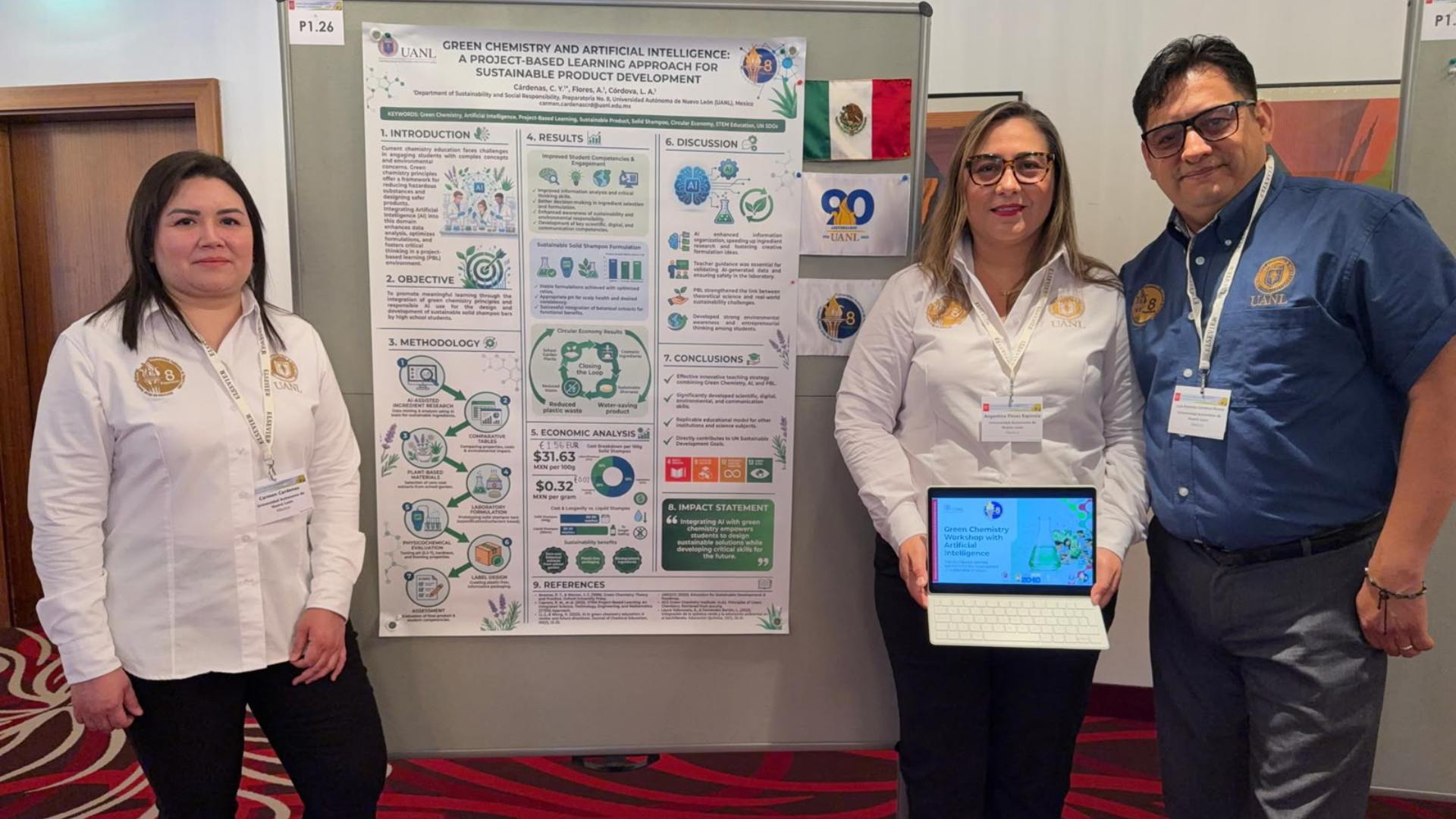 Preparatoria 8 destaca con proyecto que integra química verde e inteligencia artificial