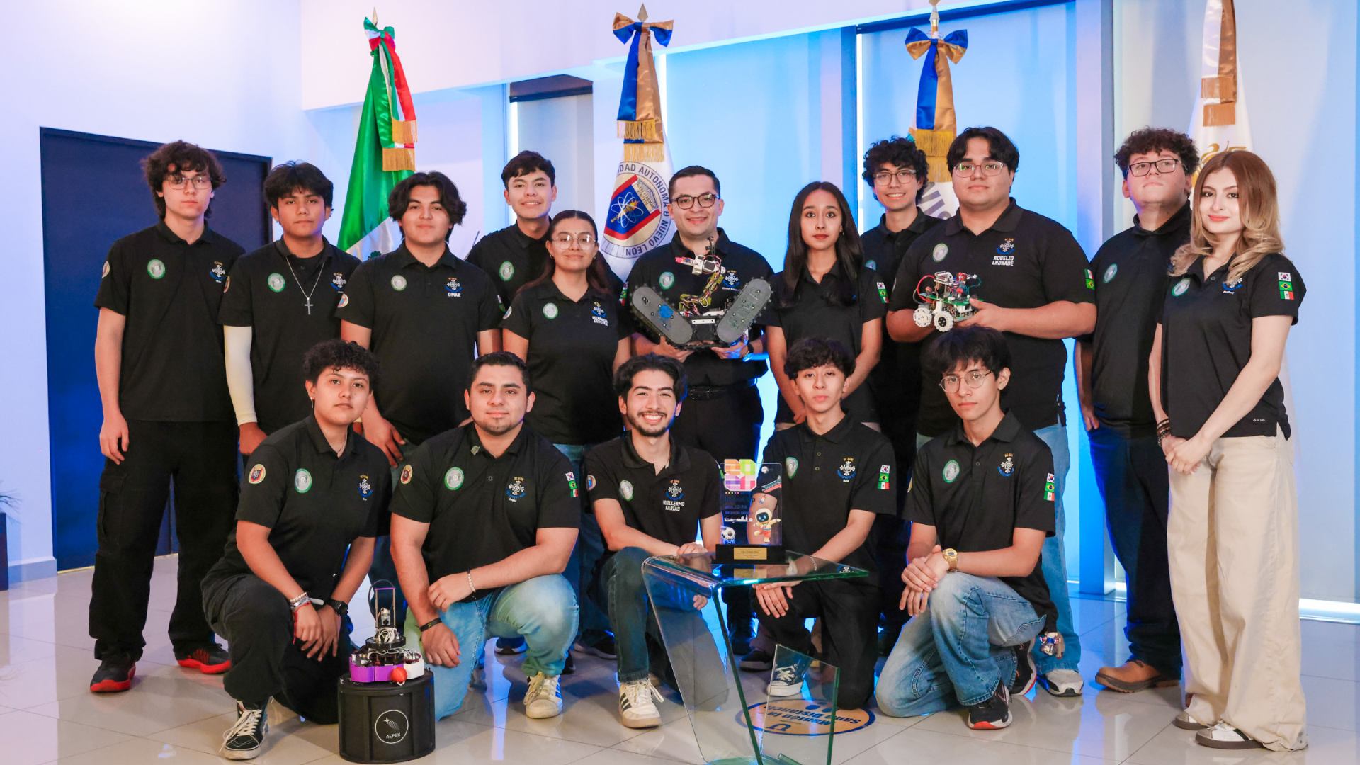 Delegación UANL campeona mundial de Robocup 2026 en Corea