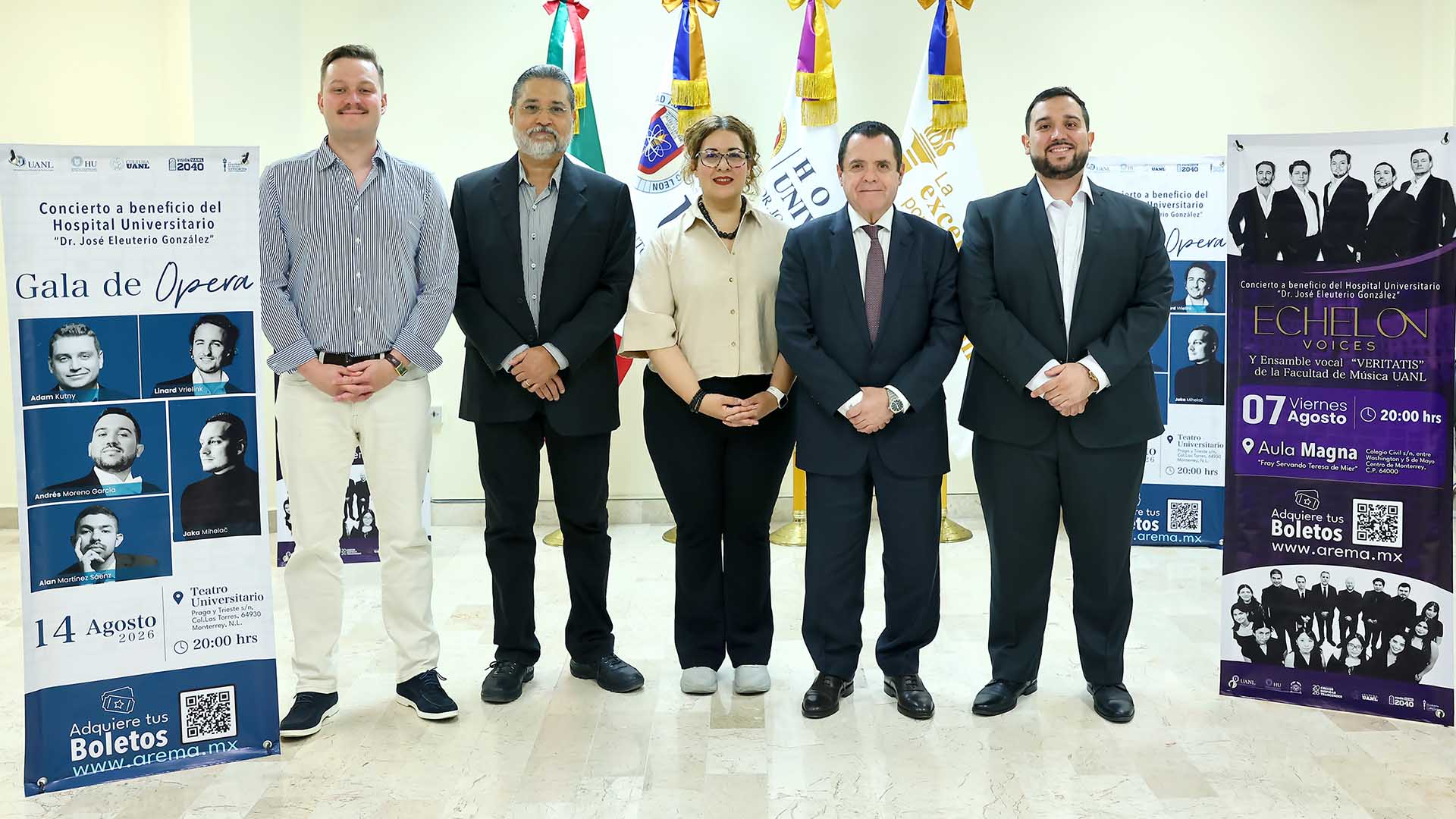 Unen voces a beneficio del Hospital Universitario
