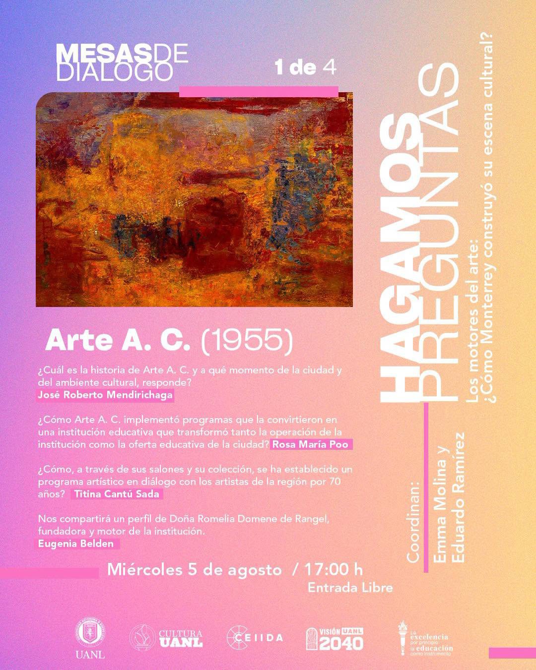 Mesas de diálogo en el CEIIDA: los motores del arte