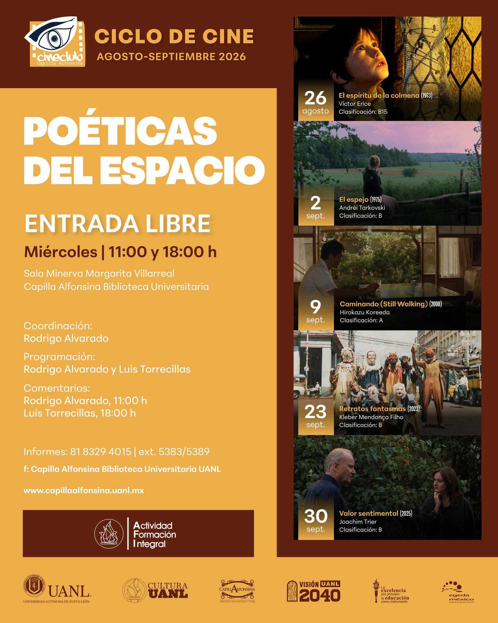 “Poéticas del espacio”, cinco miradas