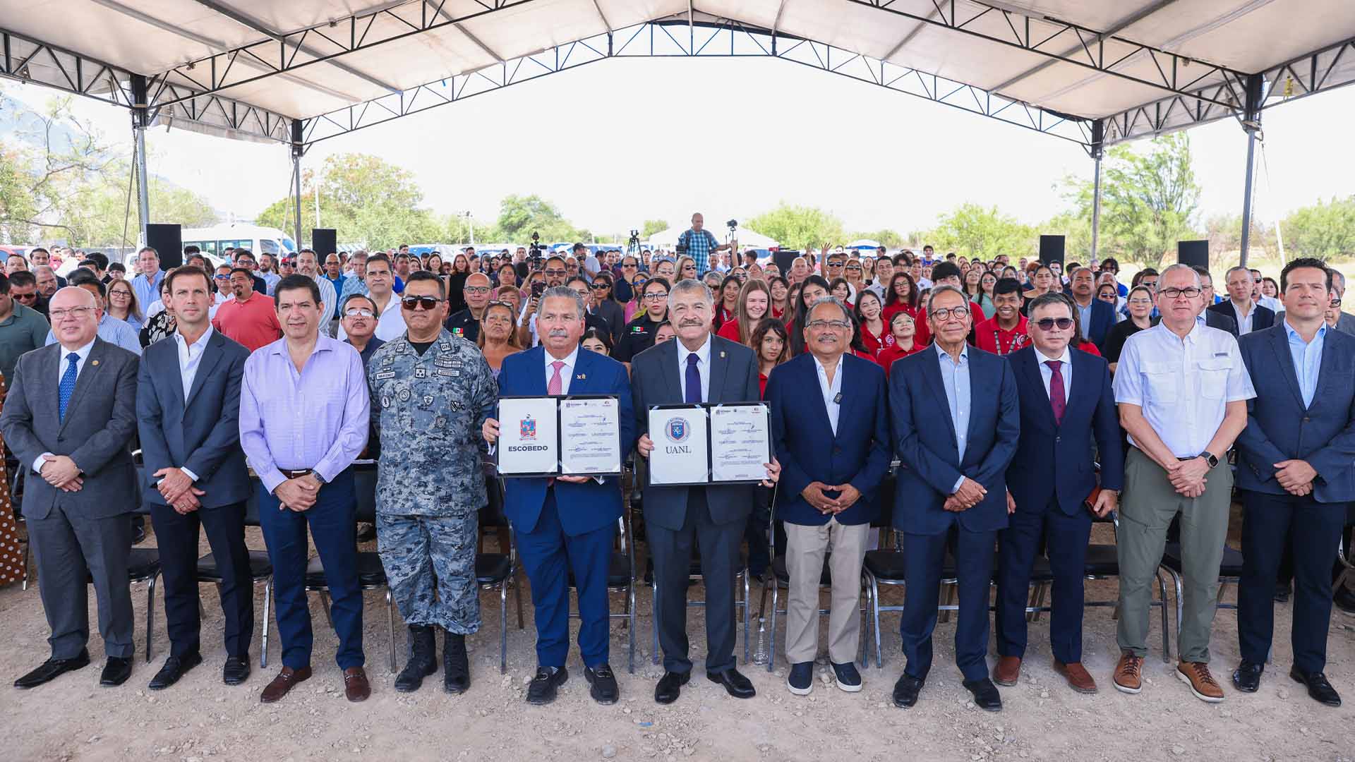 Formaliza UANL y Escobedo en proyecto de hospital y unidad académica